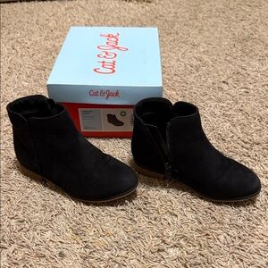 Cat & Jack Black Ankle Boots